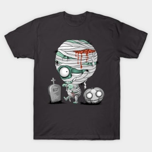 Zombie Mummy Baby Monster Halloween Character T-Shirt